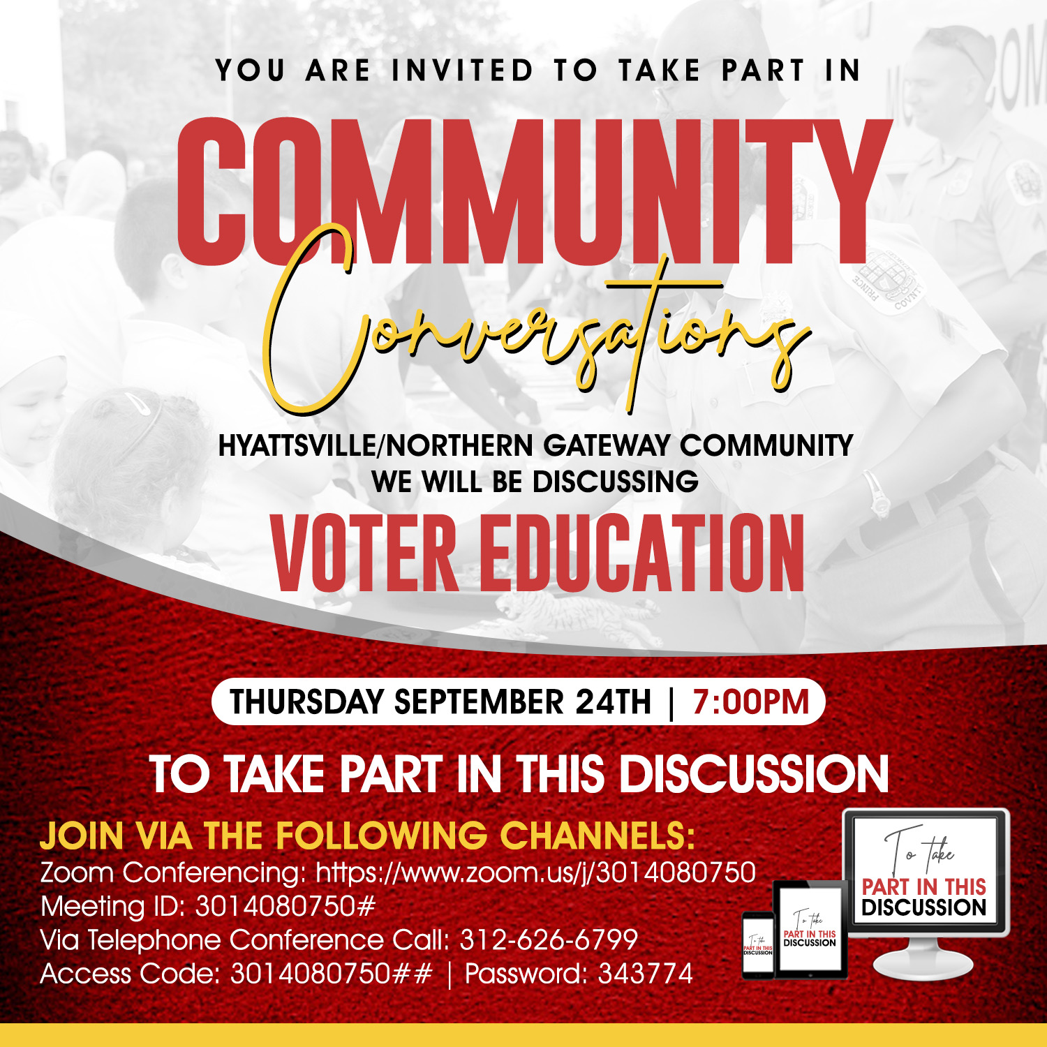 Community Conversations: Voting Education